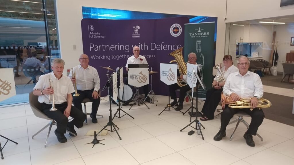 Shropshire Brass Ensemble Proud to Support Armed Forces Business Engagement Event